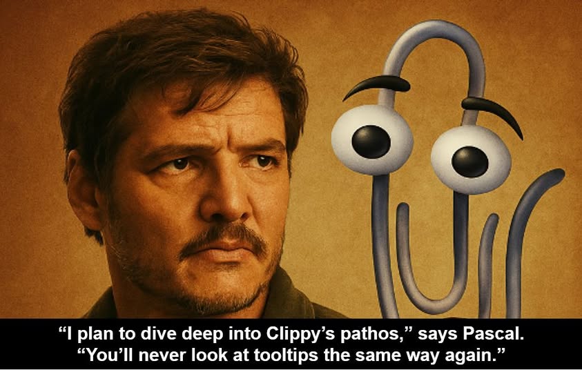 Pedro Pascal to Star in Clippy: Origins